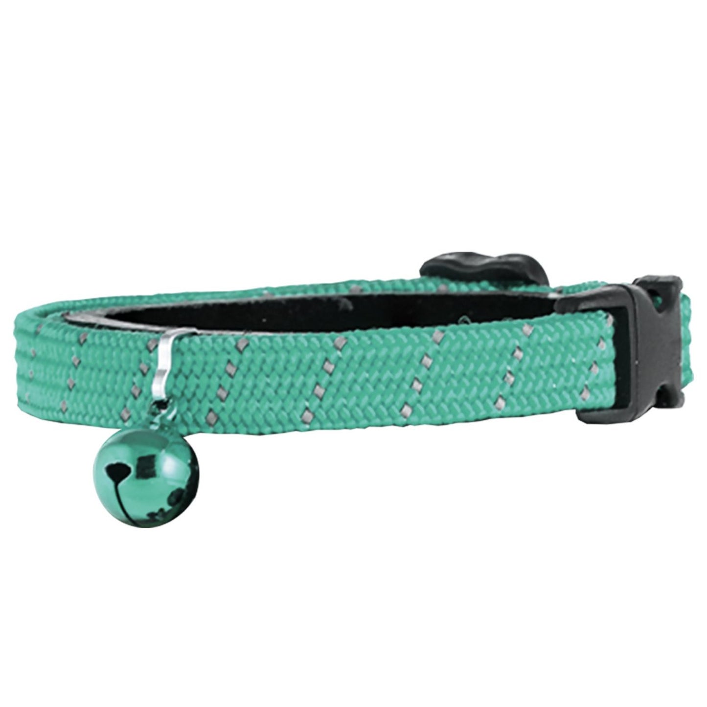 BirdsBeSafe Full Stretch Breakaway Cat Collar + Bell | Reflective