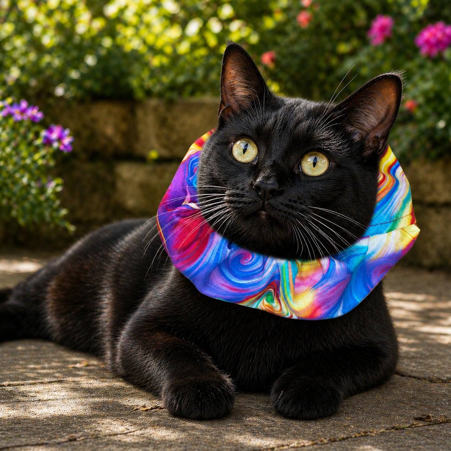 Suzy Swirls Birdsbesafe ® Collar Cover