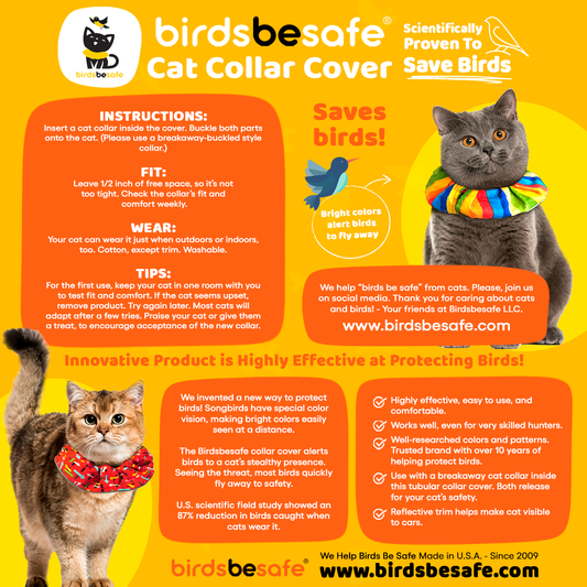 Birdsbesafe ® Collar Cover Usage Guide