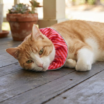 Candy Cane Birdsbesafe ® Collar Cover