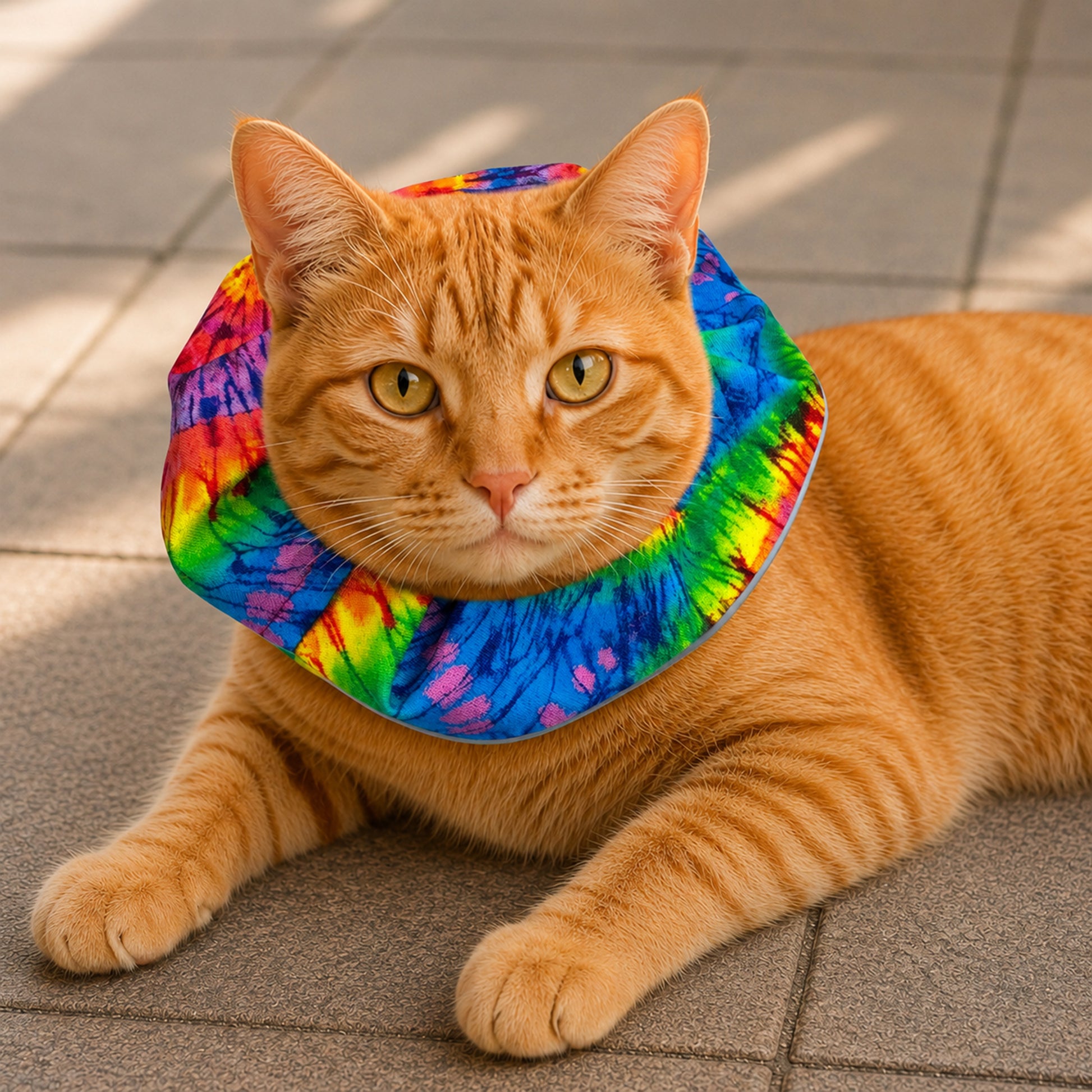 Cassidy Tie-Dye Birdsbesafe ® Collar Cover