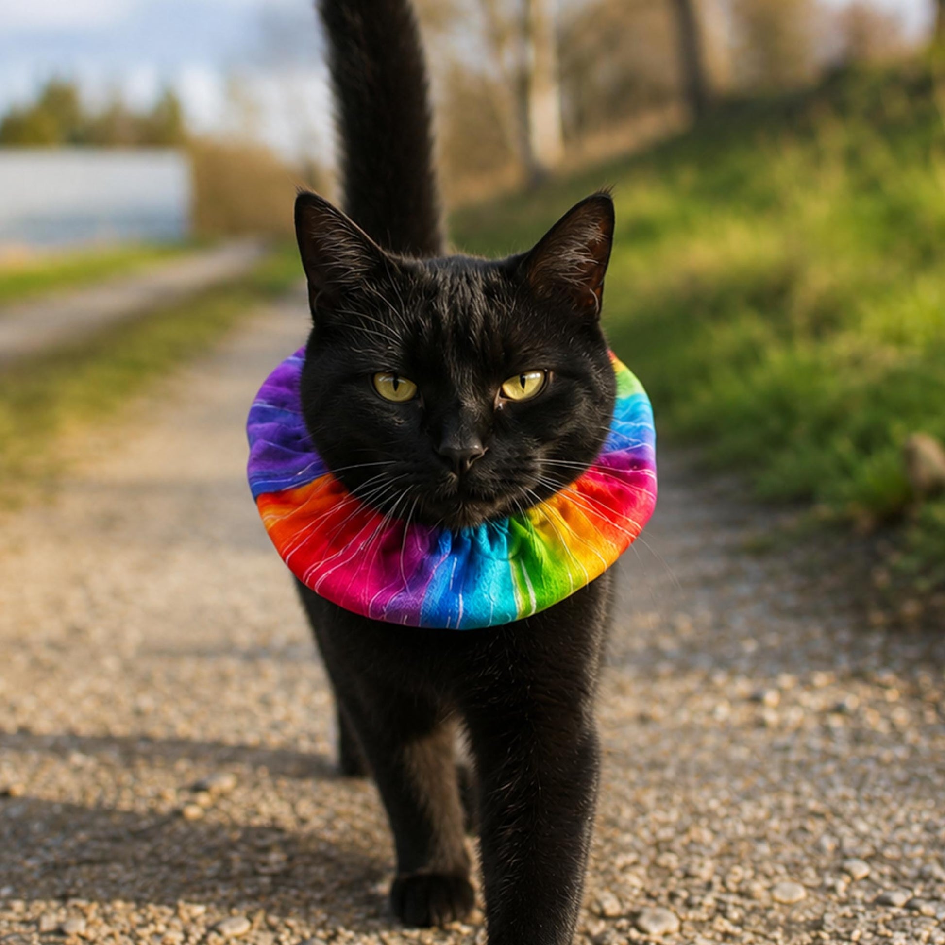 Rainbow Charlie Birdsbesafe ® Collar Cover