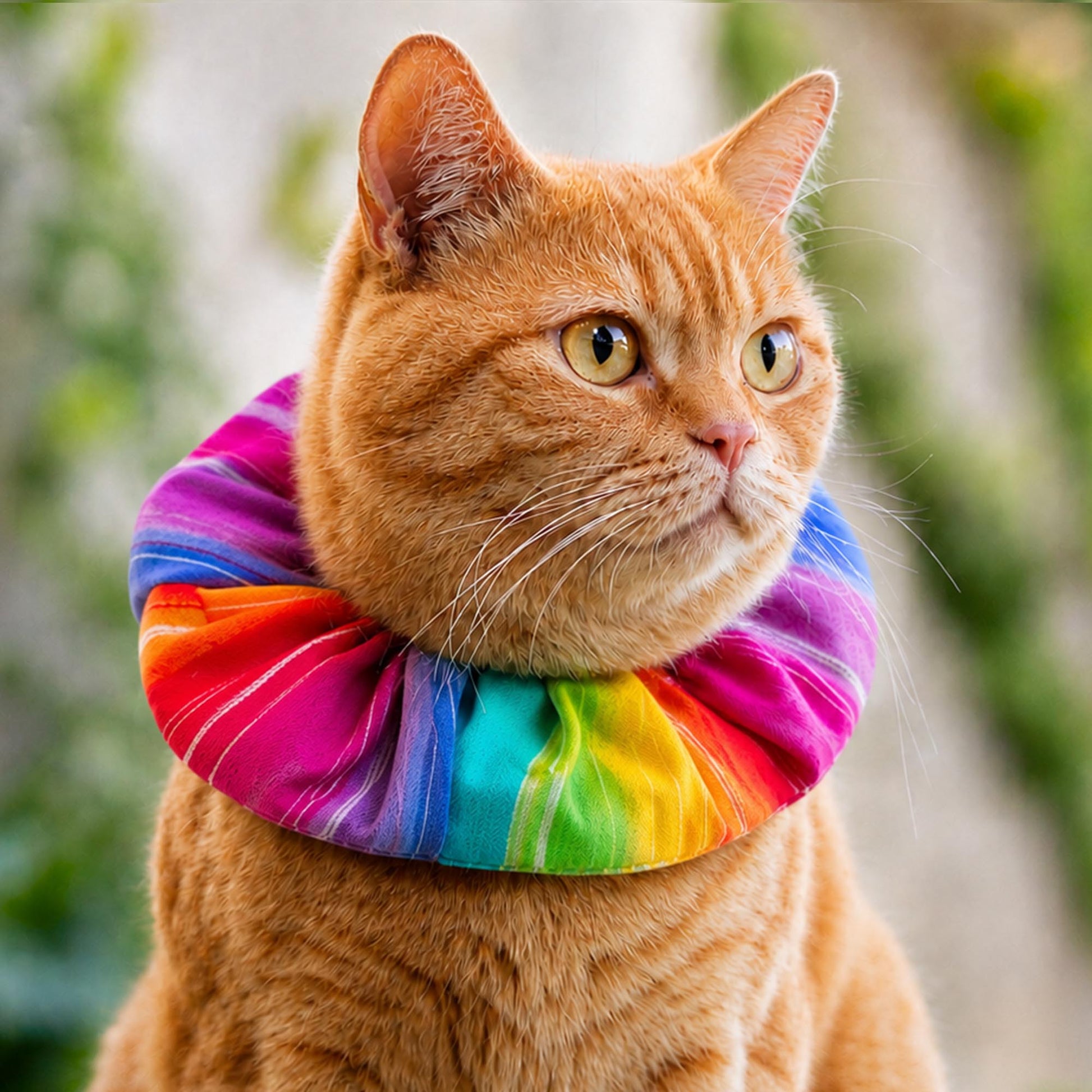 Rainbow Charlie Birdsbesafe ® Collar Cover
